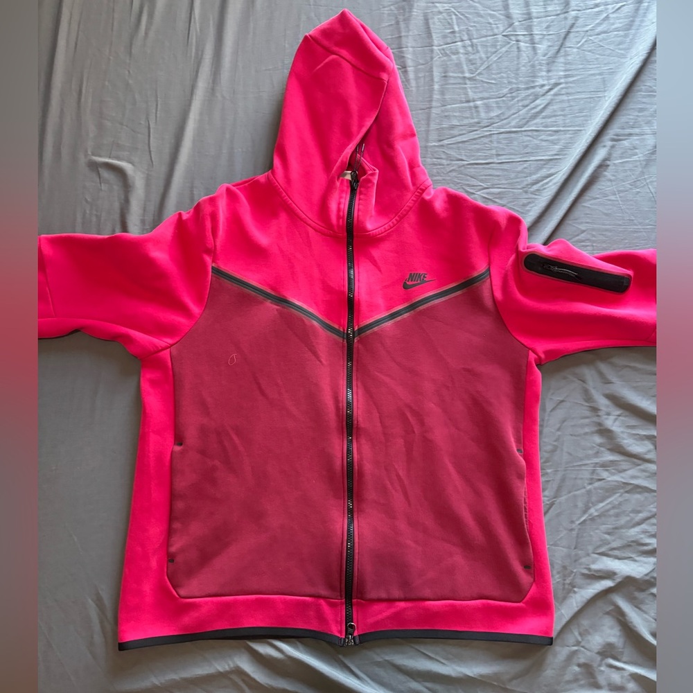 Nike Pink and Red Windbreaker Jacket